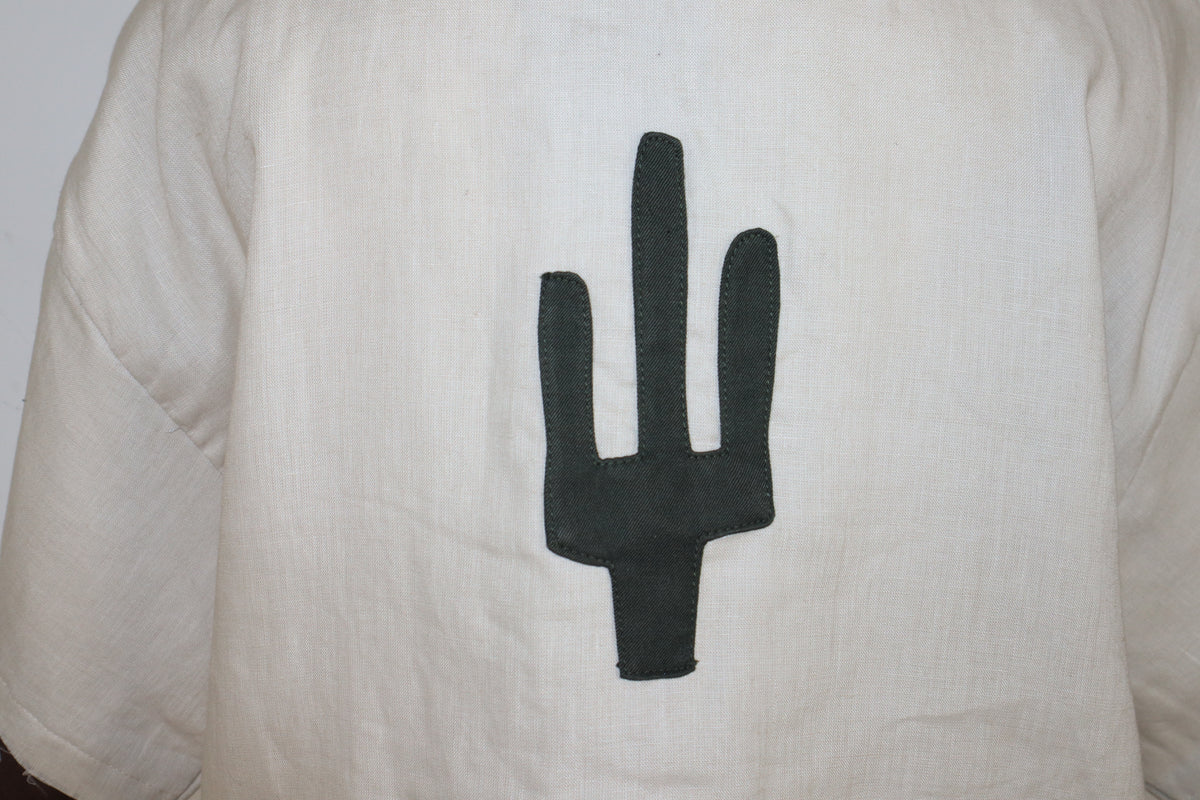 Barakah Beige Linen Shirt