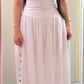 Ariel White Maxi Skirt