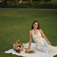 Debby White Floral Maxi Dress