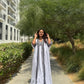 Coral White Kimono and Dress Set
