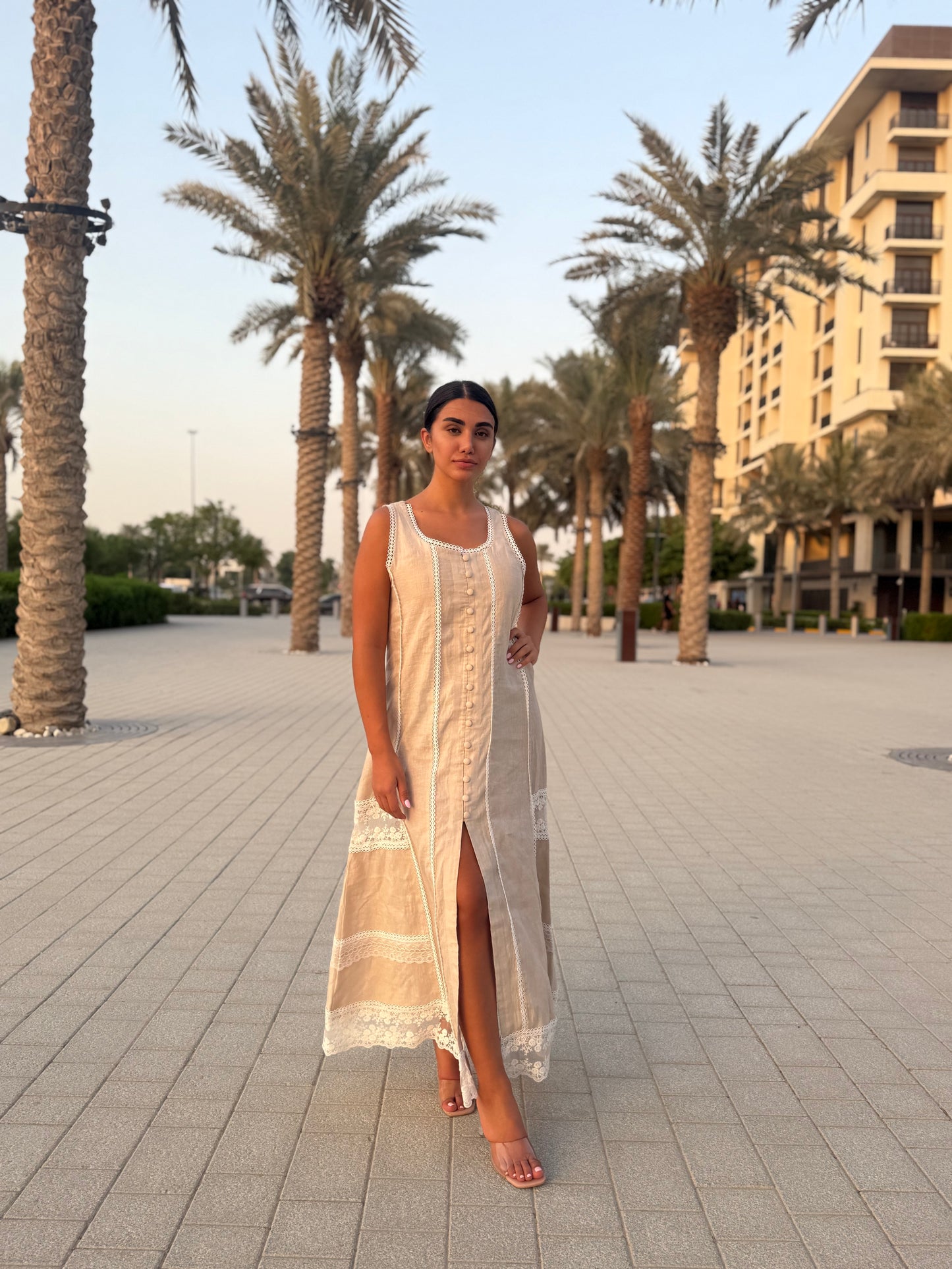 Ibiza Beige Dress