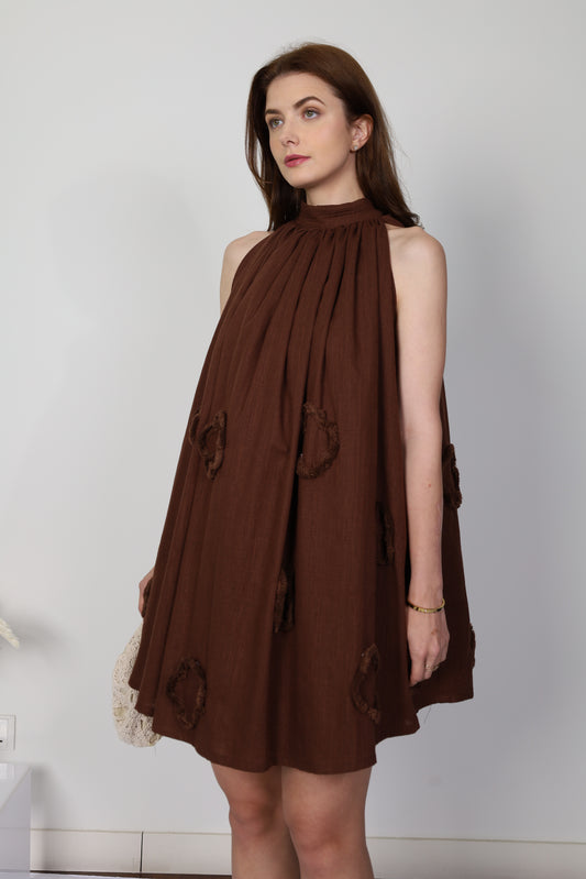 SCARLETT BROWN DRESS