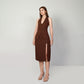 VERONICA BROWN SKIRT