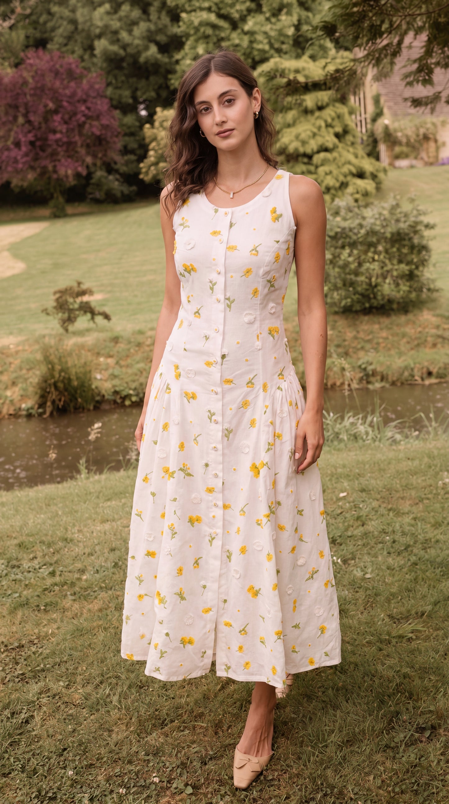 Zinnia Cotton Dress