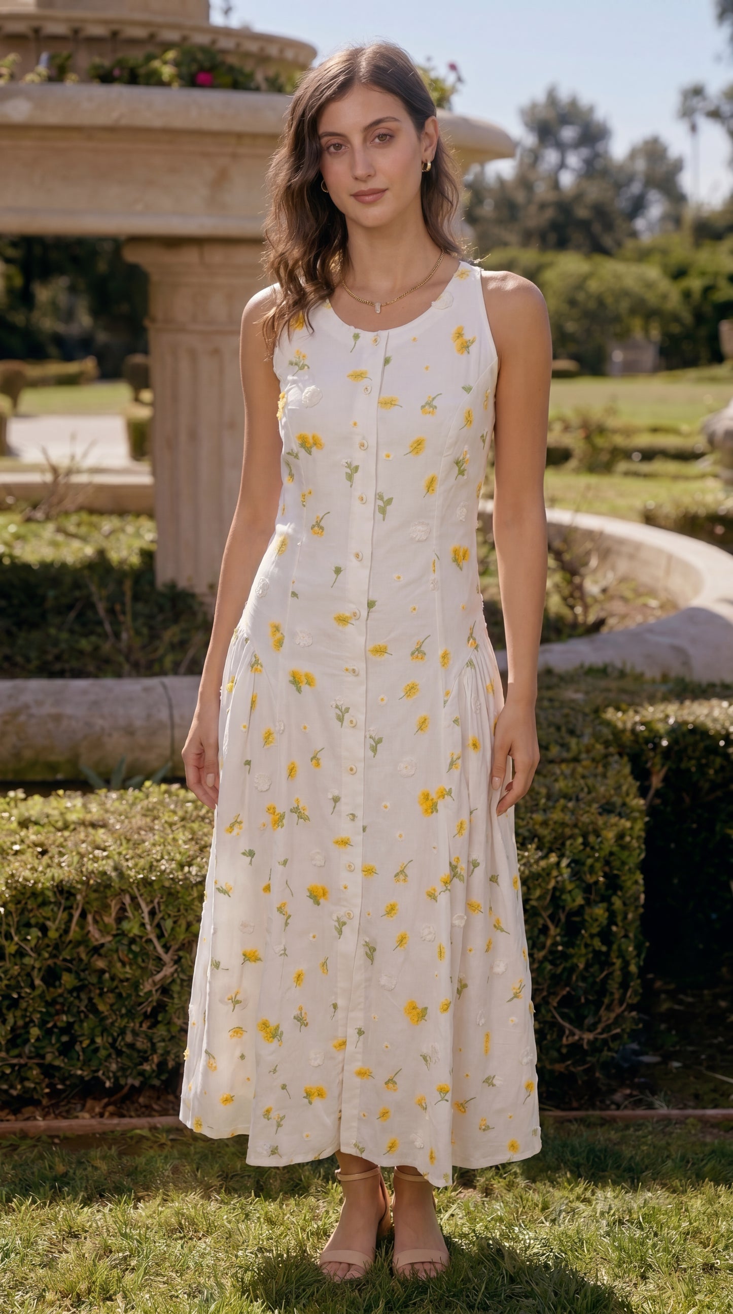 Zinnia Cotton Dress