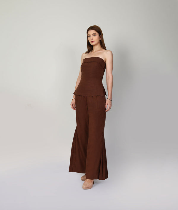 Samantha Brown Tube Top – Sleek Summer Style