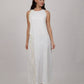 Pearl Linen Maxi Dress