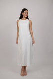 Pearl Linen Maxi Dress