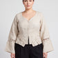 Rumi Top – Handcrafted Pure Linen Corset Top