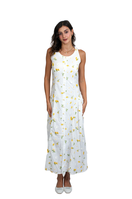 Zinnia Cotton Dress