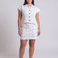 Zahra Linen White Top