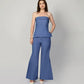 SAMANTHA BLUE CO-ORD SET - mudafashions