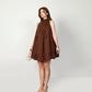 SCARLETT BROWN DRESS - mudafashions