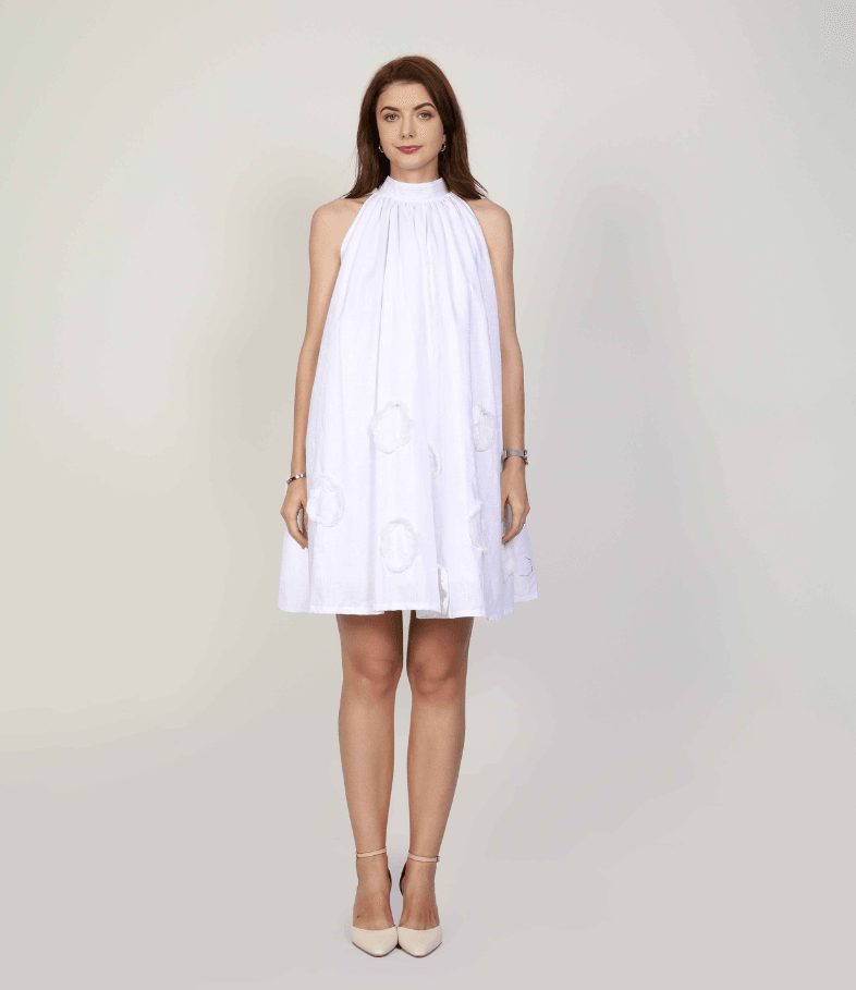 SCARLETT WHITE DRESS - mudafashions