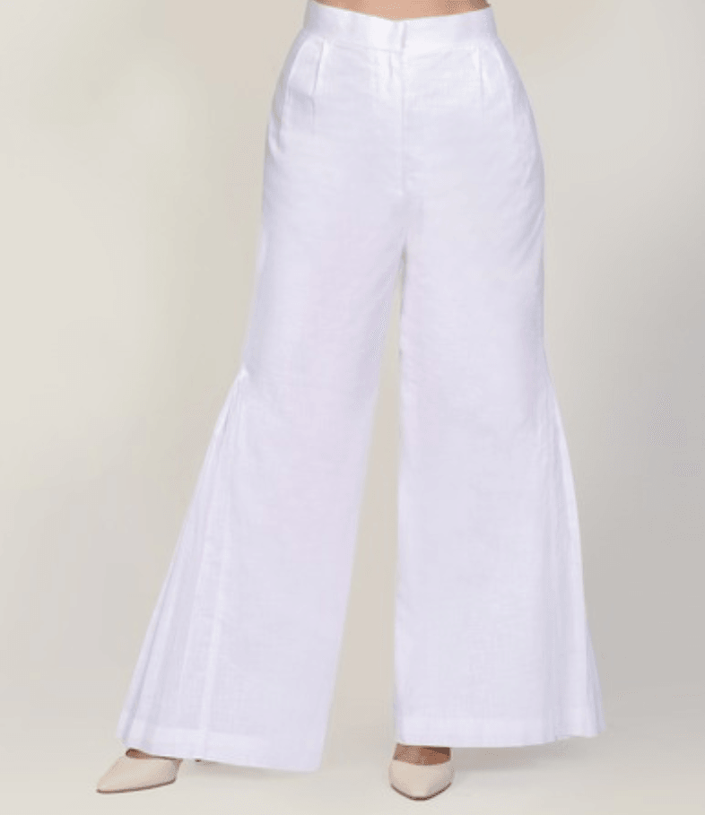 SAMANTHA WHITE TROUSERS - mudafashions