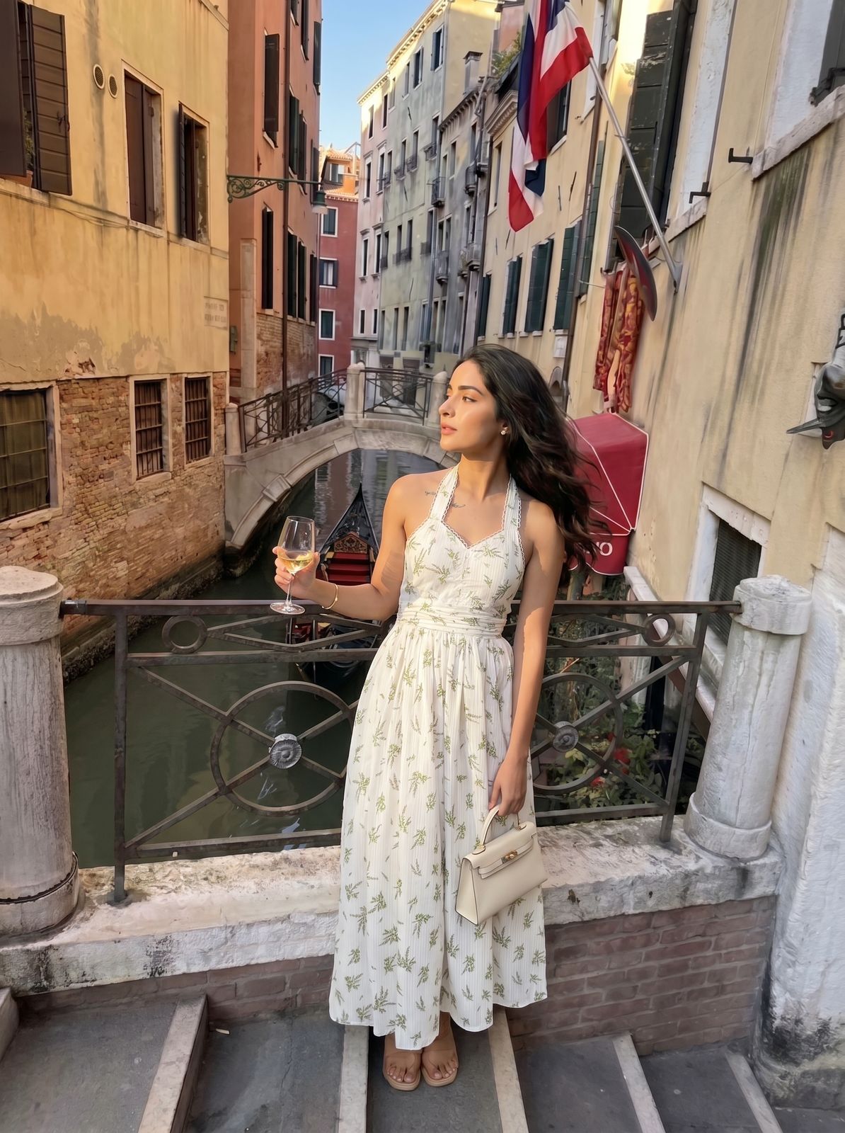 Debby White Floral Maxi Dress