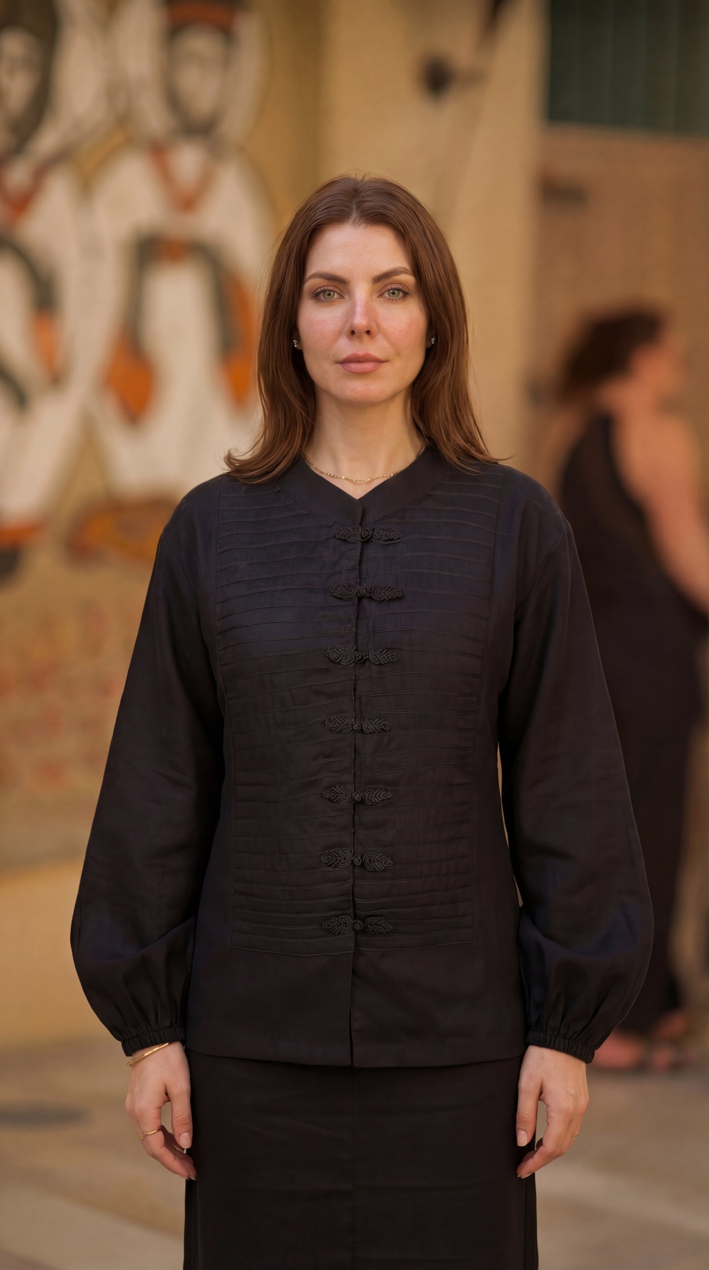 Inori Black Linen Co-Ord Set