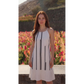 Pulse Dress White Sleeveless Linen Dress