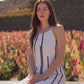 Pulse Dress White Sleeveless Linen Dress