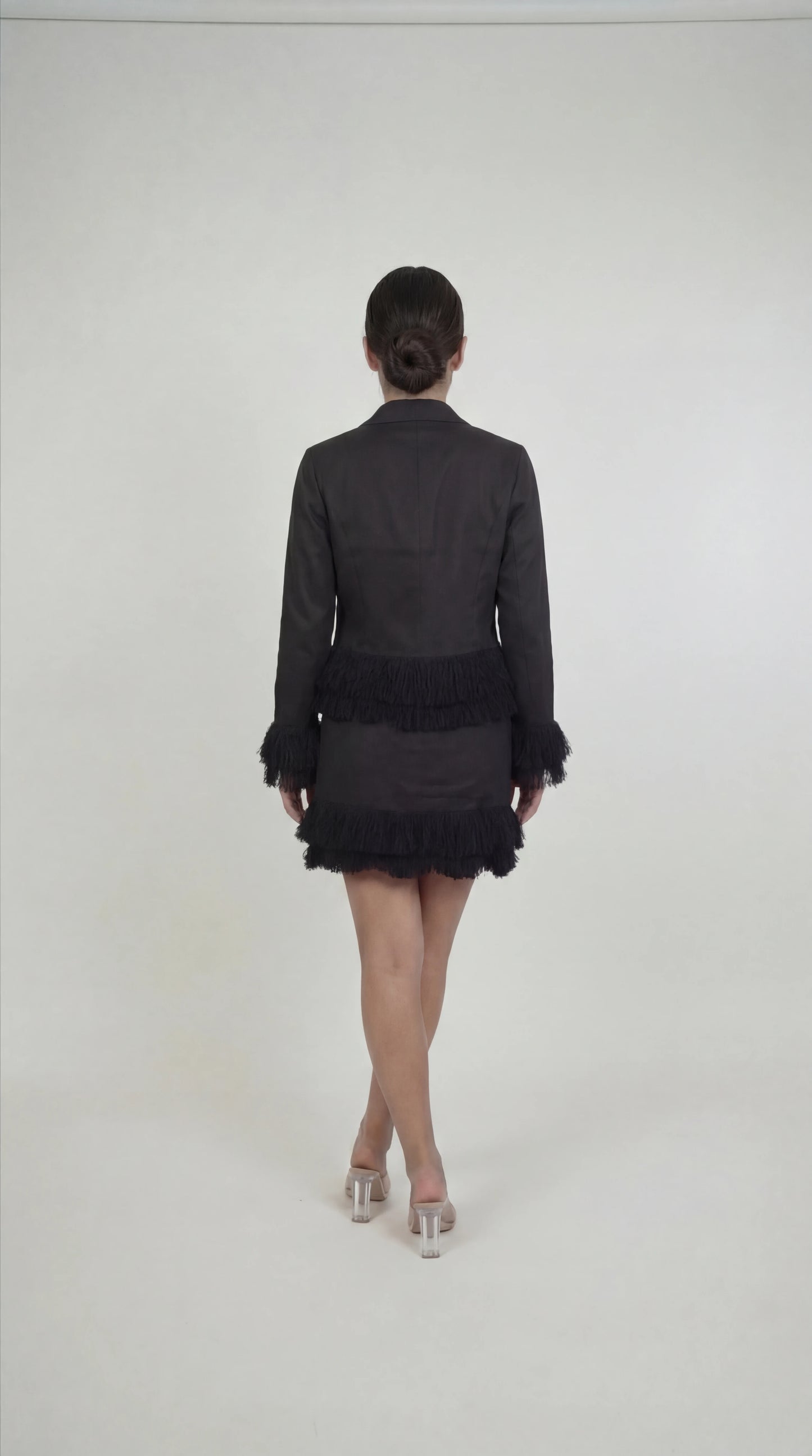 Whip Black Linen Co-Ord Set