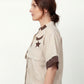 Barakah Beige Linen Shirt