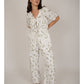 Aster Floral white Trouser/Pant