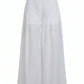 Margot White Linen Trouser, white high-waisted wide-leg pure linen trouser with pintex pleated drape, lined – main image