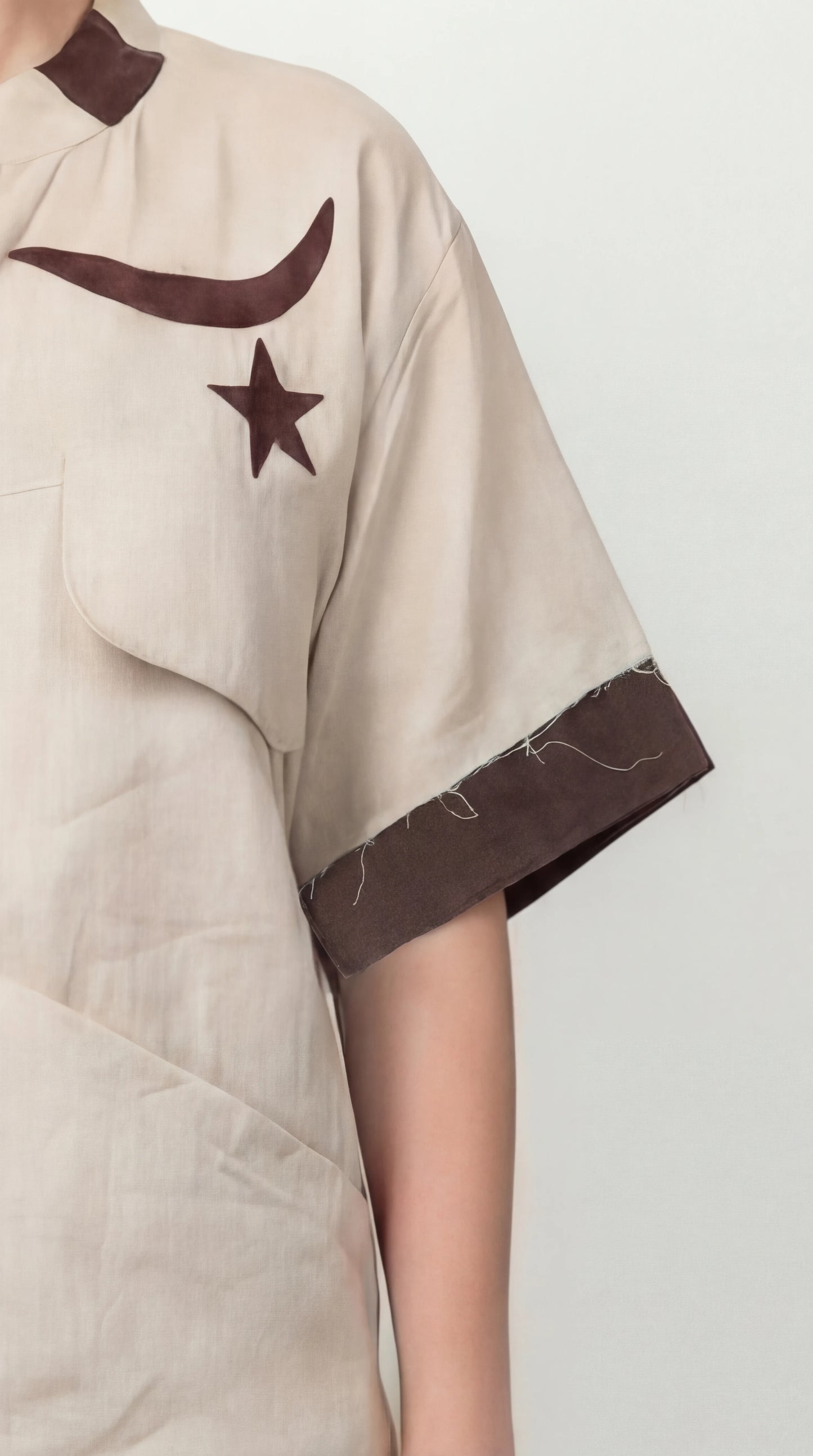 Barakah Beige Linen Shirt