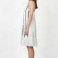 Pulse Dress White Sleeveless Linen Dress
